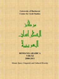 8-11 Islamic Space: Linguistic and Cultural Diversity - Secţia de Arabă