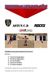 ENTRENAMIENTOS SOBRE PATINES EN LINEA.pdf - Astun CD