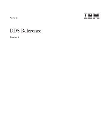 Chapter 1. Introduction to DDS Reference - e IBM Tivoli Composite ...