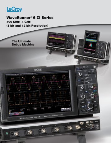 WaveRunner 6 Zi 8-bit and 12-bit Oscilloscopes ... - visionplus21.kr