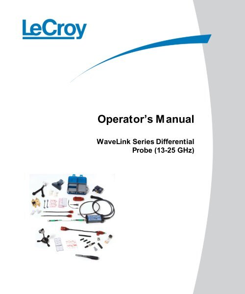 Performance Verification Test Record - LeCroy