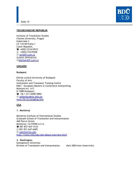 Download (PDF, 872 KB) - Verband der Konferenzdolmetscher im ...