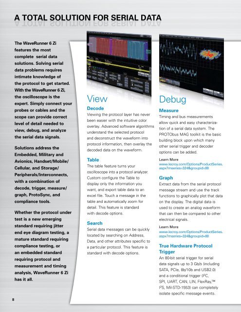 LeCroy WaveRunner 6 Zi Datasheet - Ndn