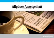 Hotline - Allgäuer Anzeigeblatt