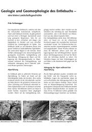 Geologie und Geomorphologie des Entlebuchs – - Institut für ...