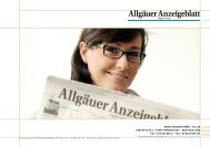 EbErl MEdiEn GMbH + CO. KG KirCHplatz 6 - Allgäuer Anzeigeblatt