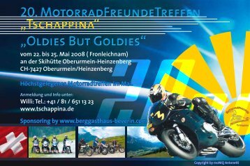 „Oldies But Goldies“ „Tschappina“ - Alpentourer