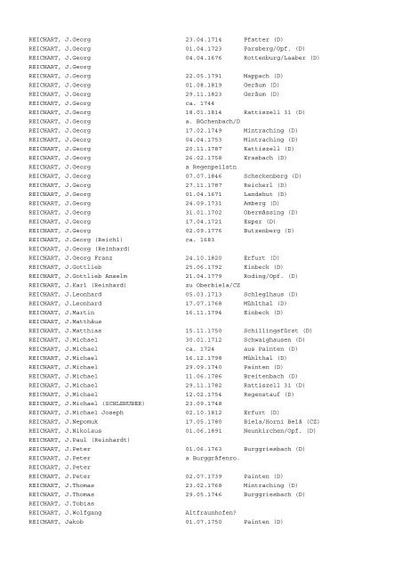 2011 Reinhard Riepl. Ein Kopieren, Vervielfältigen - Genealogie ...