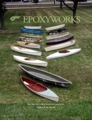 The Gougeon 12.3 Canoe - WEST SYSTEM Epoxy