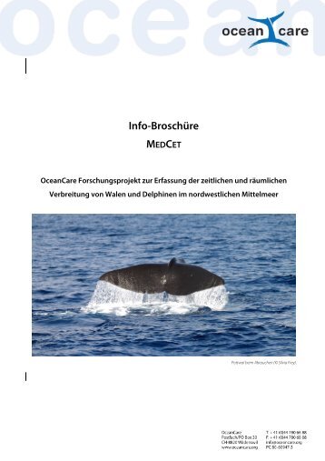 Info-Broschüre MEDCET - OceanCare