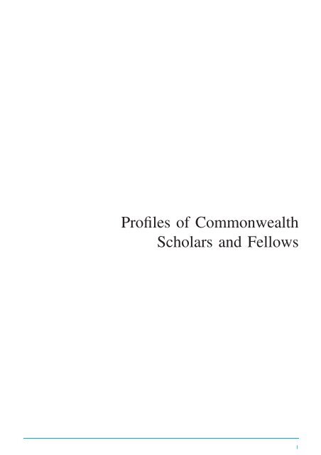 csfp profiles commonwealth scholarship commission in the