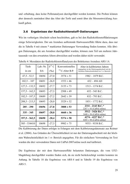 Vegetationsgeschichtliche Untersuchungen in der westlichen ...