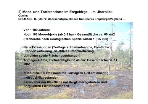 Moore und Moorschutz in Sachsen - Sächsische Landesstiftung ...