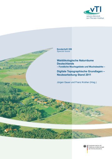 Forstliche Wuchsgebiete und Wuchsbezirke - vTI