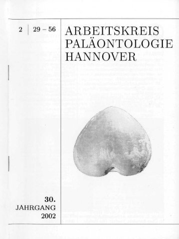 2 - Arbeitskreis Paläontologie Hannover