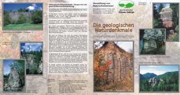 Die geologischen Naturdenkmale des Landkreises Löbau-Zittau