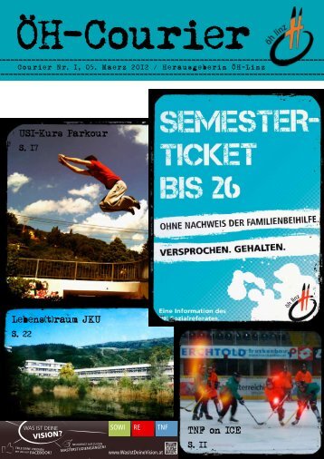 USI-Kurs Parkour Lebens(t)raum JKU TNF on ICE - ÖH Linz - JKU