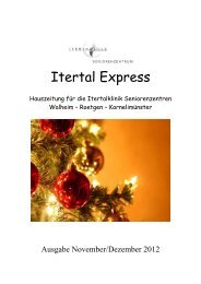 Itertal Express November/Dezember 2012 - Itertalklinik ...