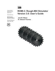 ROMI-3: Rough-Mill Simulator Version 3.0: User's Guide - Northern ...