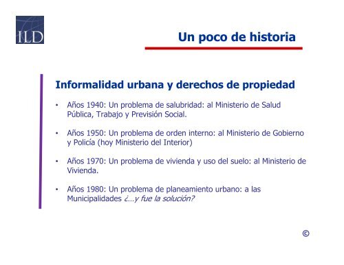 “EVALUACIÓN Y PERSPECTIVAS DE LAS POLÍTICAS ... - Cofopri