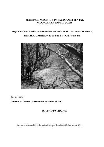 MIAP Restaurant rústico La Burrera 3 - sinat - Semarnat