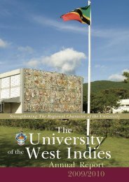 Annual Report 2009/2010 - The University of the West Indies, St ...