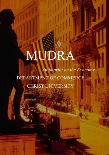 MUDRA MAGAZINE AUGUST EDITION - Christ College