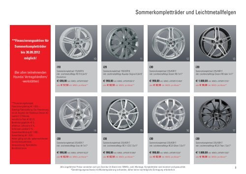 Zubehör Frühjahrs-/Sommerfolder 2012 - Hyundai