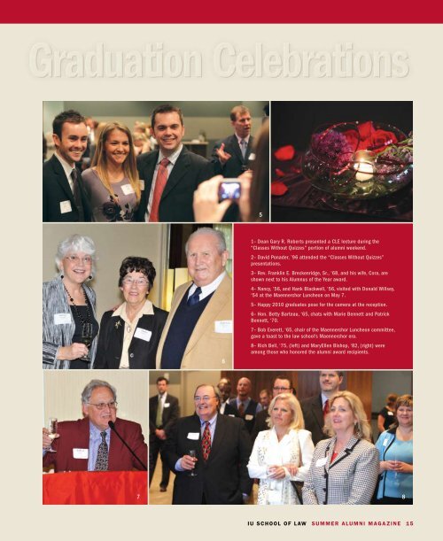 Alumni Magazine & Dean's Report - I.U. School of Law - Indiana ...