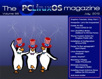 The PCLinuxOS Magazine - From: ibiblio.org