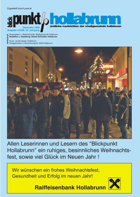 "Blickpunkt Hollabrunn" ein - NetTeam Internet