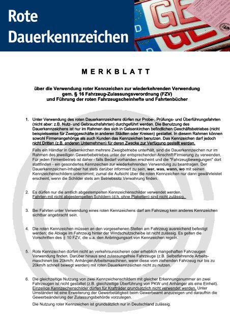 Rote kennzeichen fahrzeugscheinheft verloren Rote kennzeichen fahrzeugscheinheft verloren
