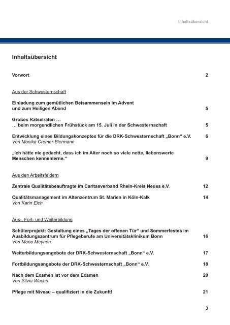 Deutsches Rotes Kreuz - DRK-Schwesternschaft "Bonn" e.V.