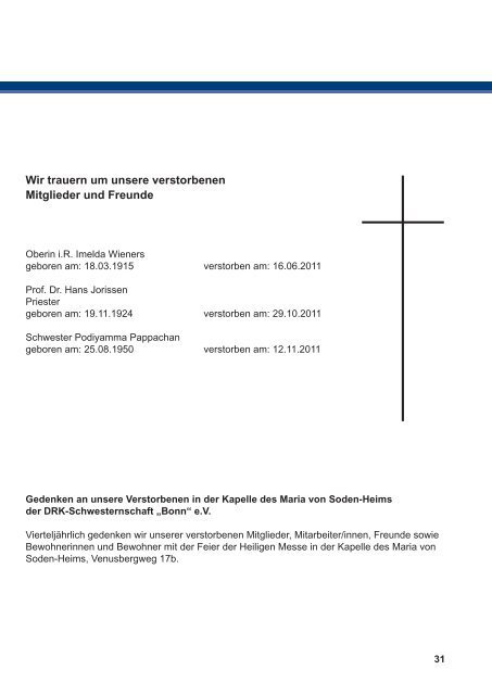 Deutsches Rotes Kreuz - DRK-Schwesternschaft "Bonn" e.V.