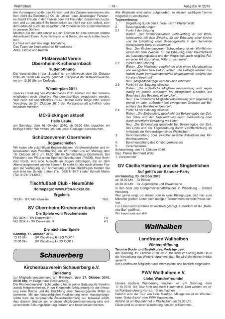 Weselberg - Verbandsgemeinde Wallhalben