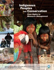 Indigenous People and Conservation - Conservación Internacional ...