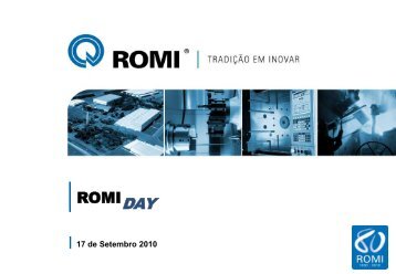 Apresentação Romi Day