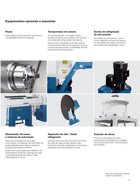 Catálogo Linha ROMI GL - Industrias Romi S.A.