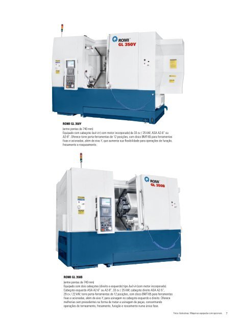 Catálogo Linha ROMI GL - Industrias Romi S.A.