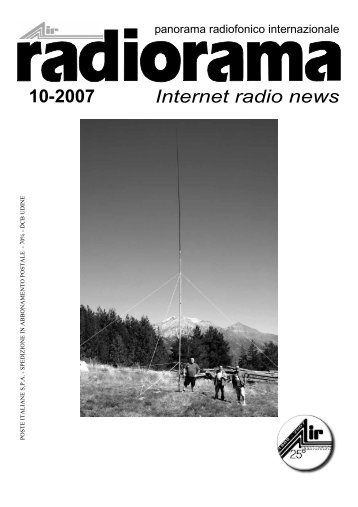 Internet radio news 10-2007 - Associazione Italiana Radioascolto