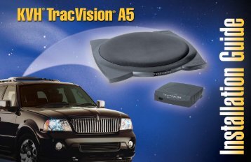TracVision A5 Installation Guide - Mobile Video