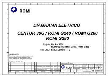 TB CENTUR 30G / ROMI G240 / ROMI G260 ROMI G280 Centur ...