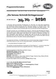 Programminformation - Schmidts Tivoli