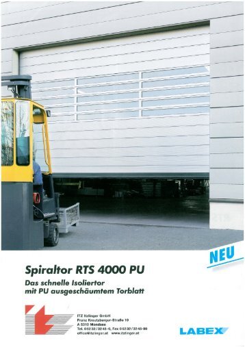 Spiraltor RTS 4000 PU - ITZ Itzlinger GmbH
