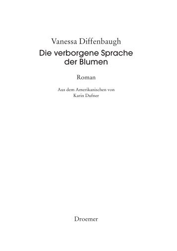 Vanessa Diffenbaugh Die verborgene Sprache der Blumen