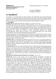 43. Rundbrief - Gigaherz