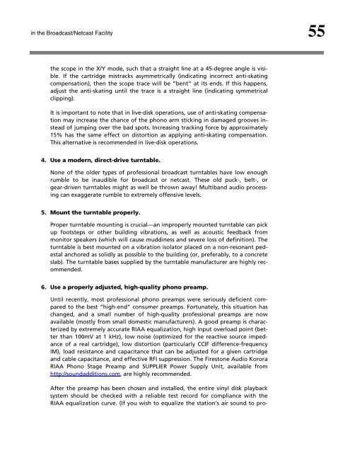 Maintaining Audio Quality in the Broadcast Facility 2011 - Orban