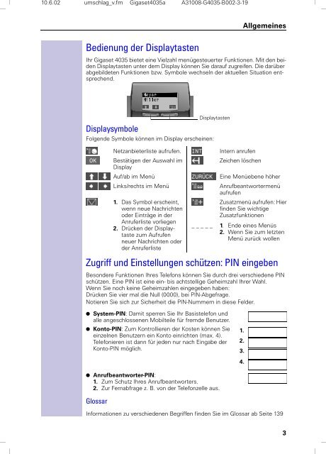 Siemens Gigaset 4035