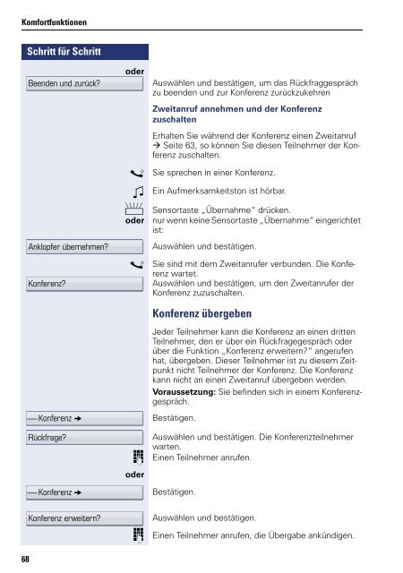 OpenStage 60_80 T (HiPath 4000), Bedienungsanleitung, Ausgabe ...