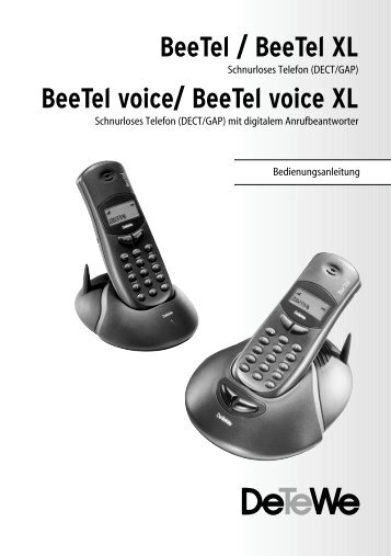 BeeTel voice/XL 11_01 - DeTeWe